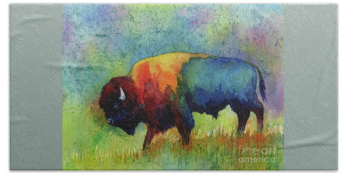 American Buffalo III Beach Towel American Buffalo III Beach Towel