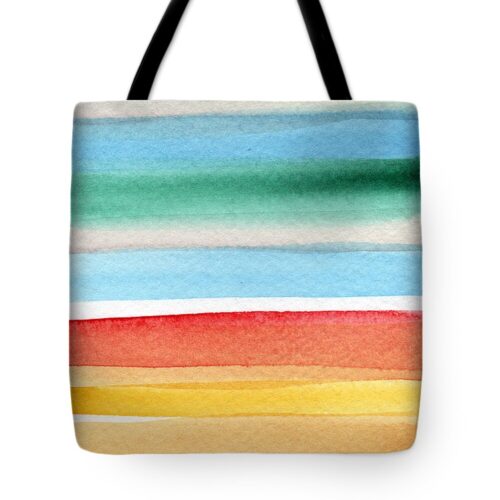 Beach Blanket- colorful abstract painting Tote Bag