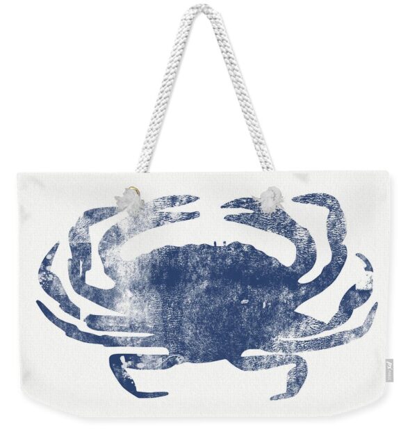 Blue Crab- Art by Linda Woods Weekender Tote Bag Blue Crab- Art by Linda Woods Weekender Tote Bag