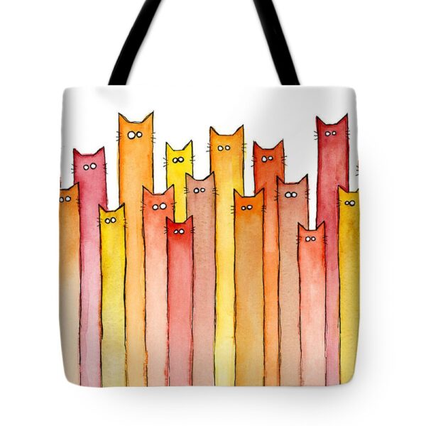 Cats Autumn Colors Tote Bag Cats Autumn Colors Tote Bag