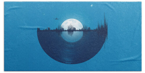 City tunes Beach Towel City tunes Beach Towel
