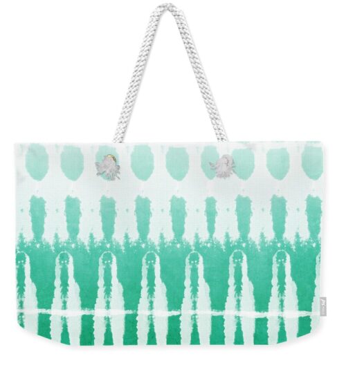 Emerald Ombre Weekender Tote Bag Emerald Ombre Weekender Tote Bag