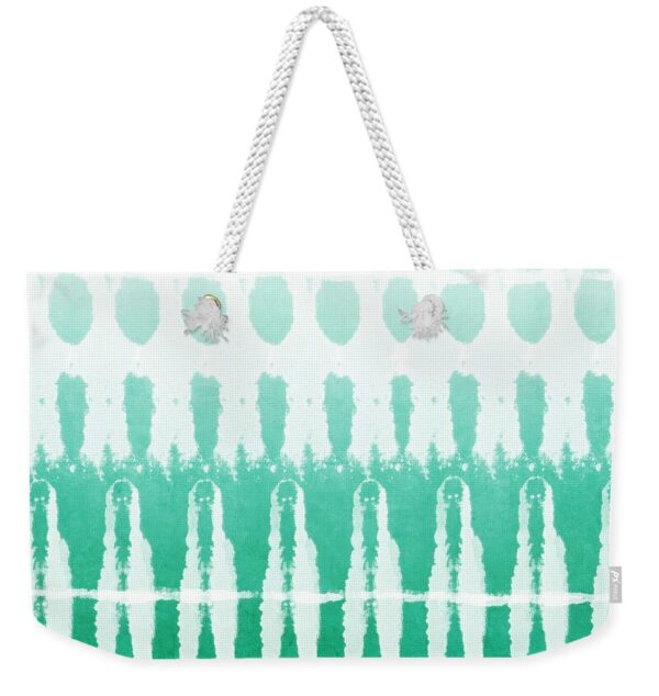 Emerald Ombre Weekender Tote Bag
