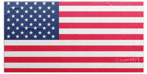 Flag of the United States of America Beach Towel