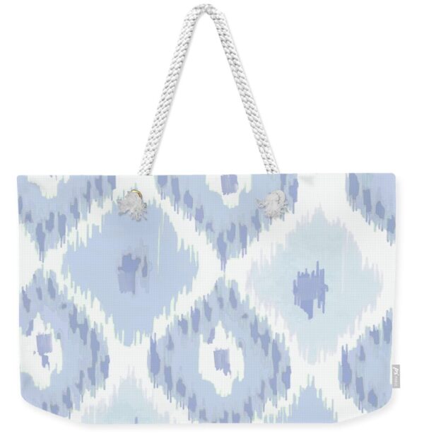 Kasbah Blue Ikat Weekender Tote Bag
