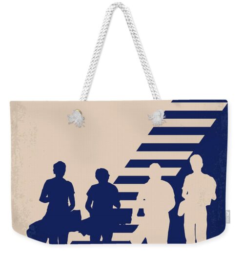 No429 My Stand by me minimal movie poster Weekender Tote Bag No429 My Stand by me minimal movie poster Weekender Tote Bag