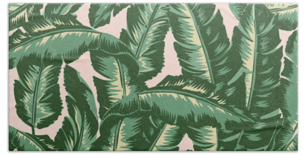 Palm Print Beach Towel Palm Print Beach Towel