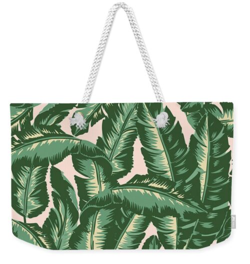 Palm Print Weekender Tote Bag Palm Print Weekender Tote Bag