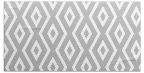 Silver Pattern Beach Towel