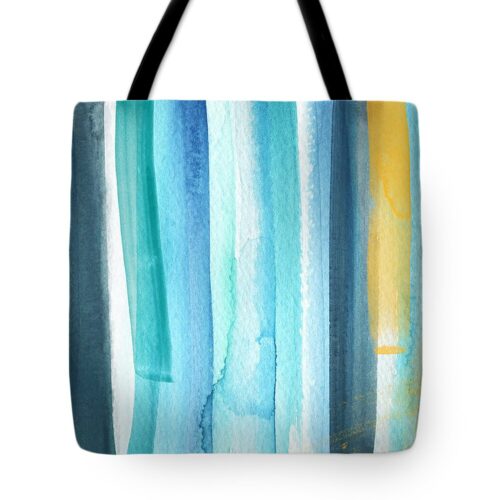 Summer Surf- Abstract Painting Tote Bag Summer Surf- Abstract Painting Tote Bag