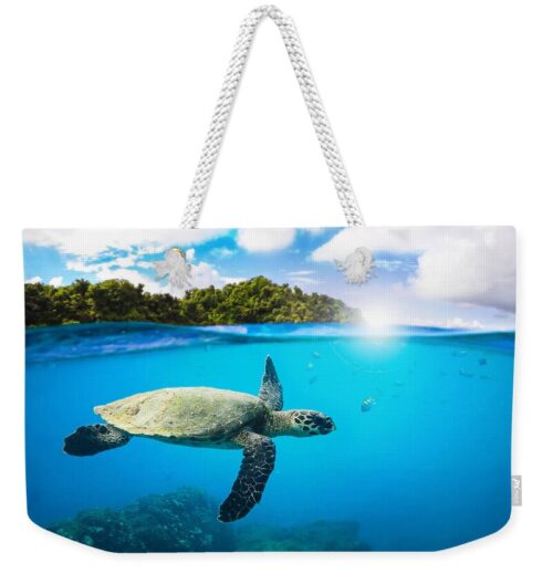 Tropical Paradise Weekender Tote Bag Tropical Paradise Weekender Tote Bag