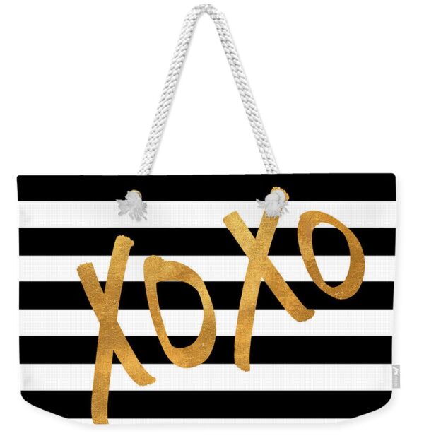 Valentines Stripes IIi Weekender Tote Bag