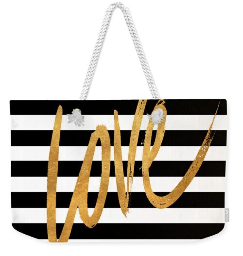 Valentines Stripes Iv Weekender Tote Bag Valentines Stripes Iv Weekender Tote Bag