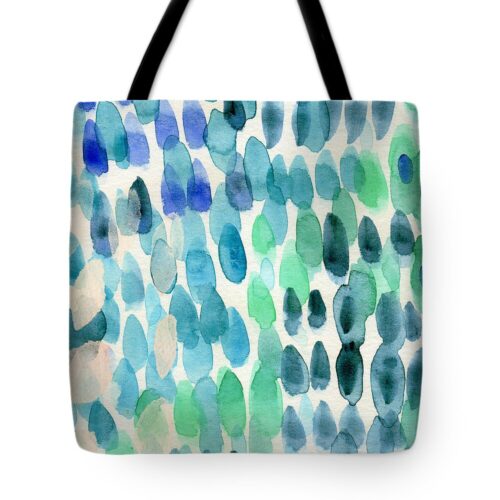 Waterfall 2- Abstract Art by Linda Woods Tote Bag