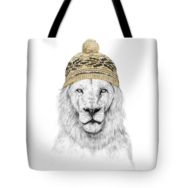 Winter lion Tote Bag Winter lion Tote Bag
