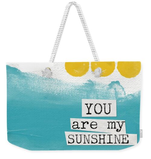You Are My Sunshine- abstract mod art Weekender Tote Bag You Are My Sunshine- abstract mod art Weekender Tote Bag