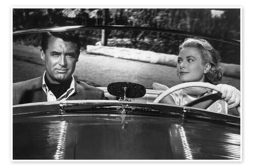 Cary Grant And Grace Kelly, 1955