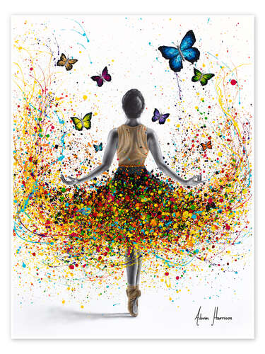 Rainbow Butterfly Ballerina